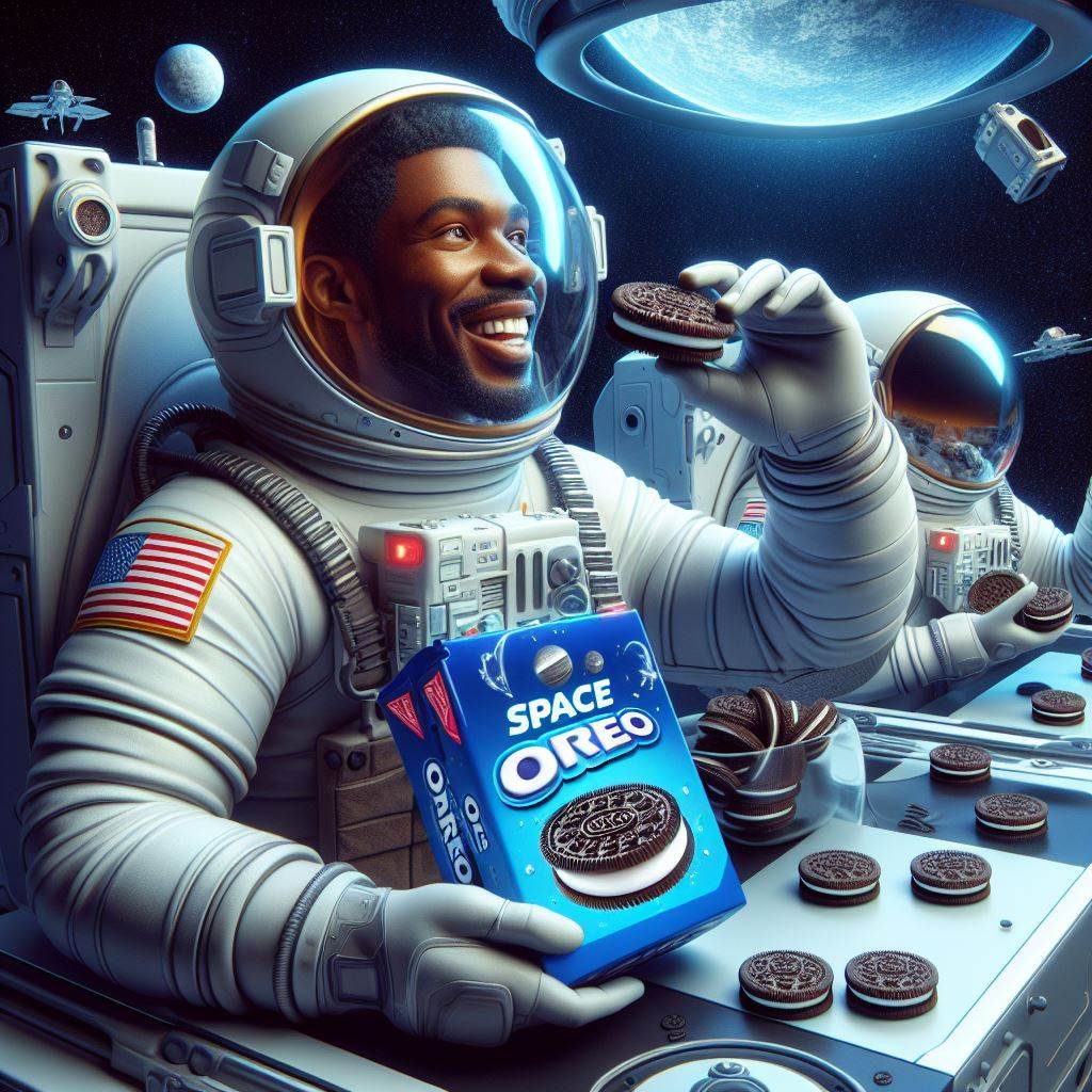 The launch of Oreos Space Dunk Cookies