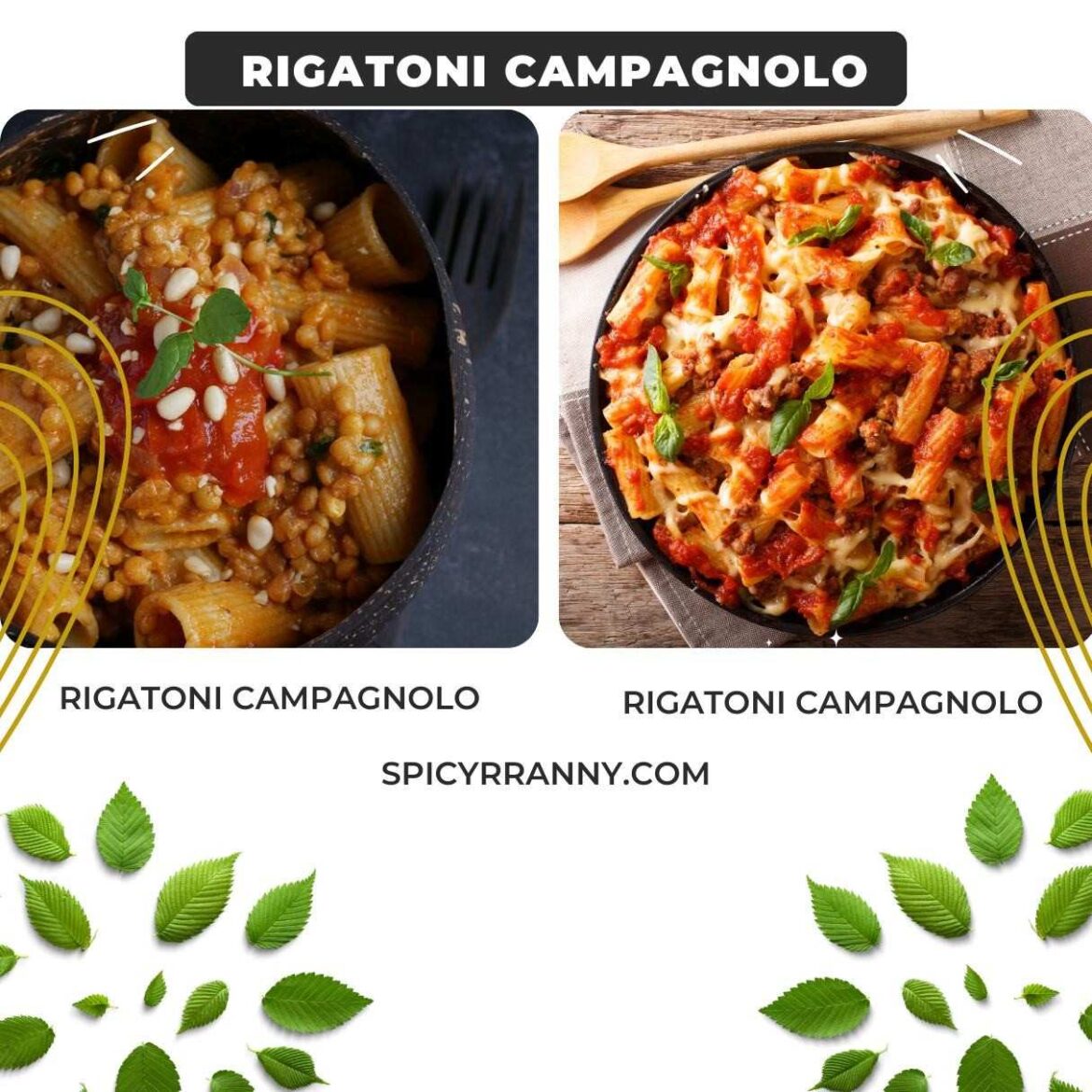 Rigatoni Campagnolo: A Classic Italian Delight