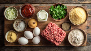 Ingredients for the Best Meatloaf
