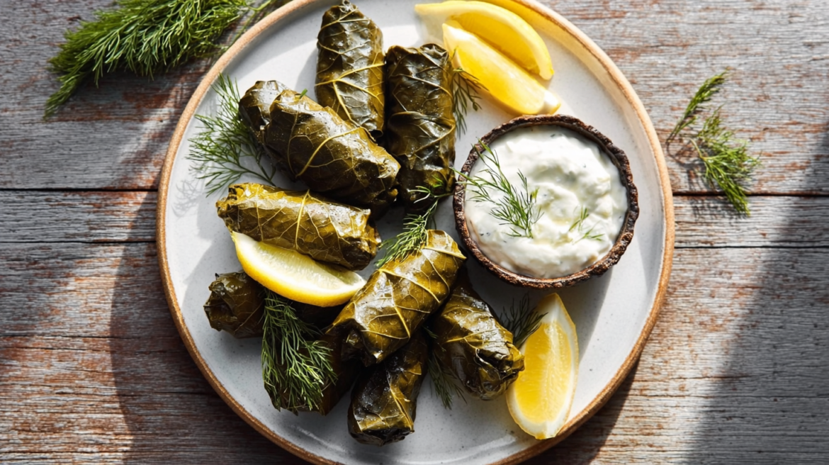Dolmades Recipe – Traditional Greek Stuffed Vine Leaves