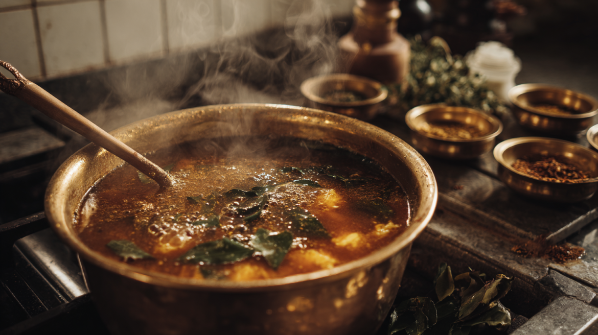 Best Konkani Recipe - Devasthana Saaru for a Flavorful Experience