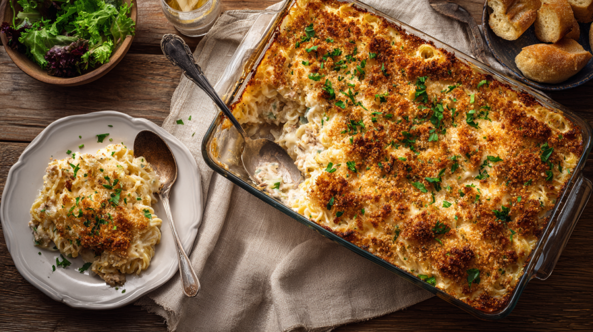 Delicious Turkey Tetrazzini Recipe with Campbell's Cream of Chicken Soup