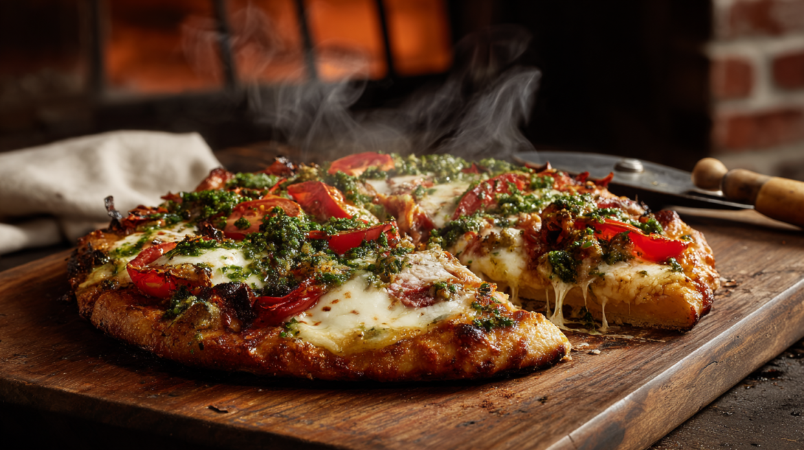 The Ultimate Guide to Pizza Dough Recipe Using 00 Flour, Whole Tomatoes, and Chimichurri