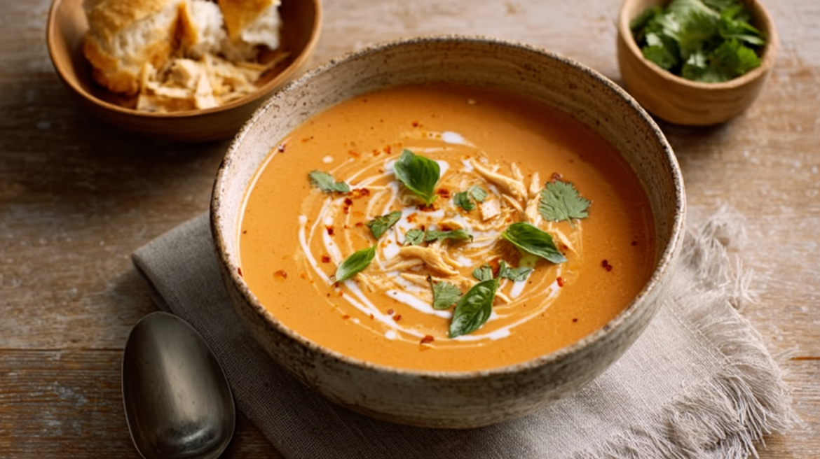 Delicious Smoky Chicken Tomato Bisque Recipe for a Cozy Meal