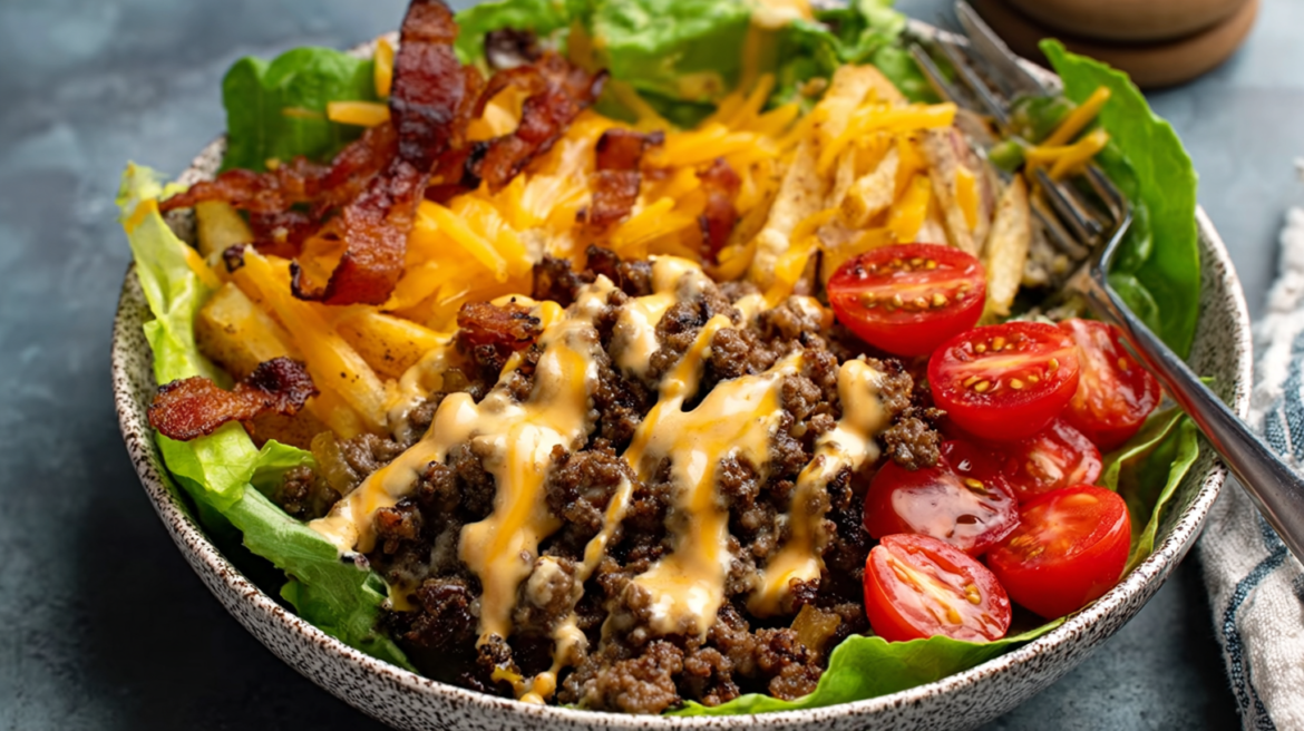 Cheeseburger Bowl with Fries A Delicious Twist on Classic Comfort Food