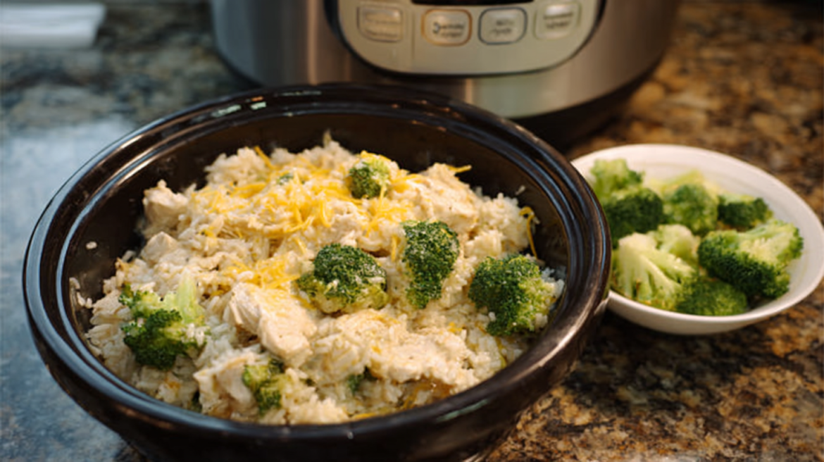 Chicken Rice and Broccoli Crockpot A Healthy and Delicious Option