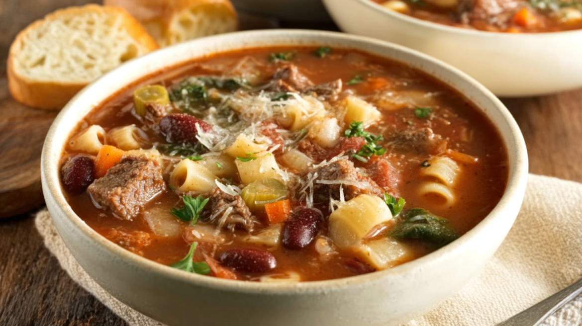 Easy Beef Minestrone Soup Recipe for Any Occasion