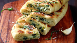 Step-by-Step Guide to Making Easy Spinach Garlic Stuffed Flatbread