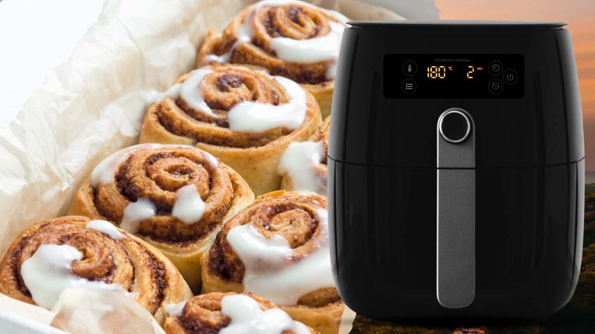 Air Fryer Cinnamon Roll Waffles The Perfect Sweet Breakfast Treat