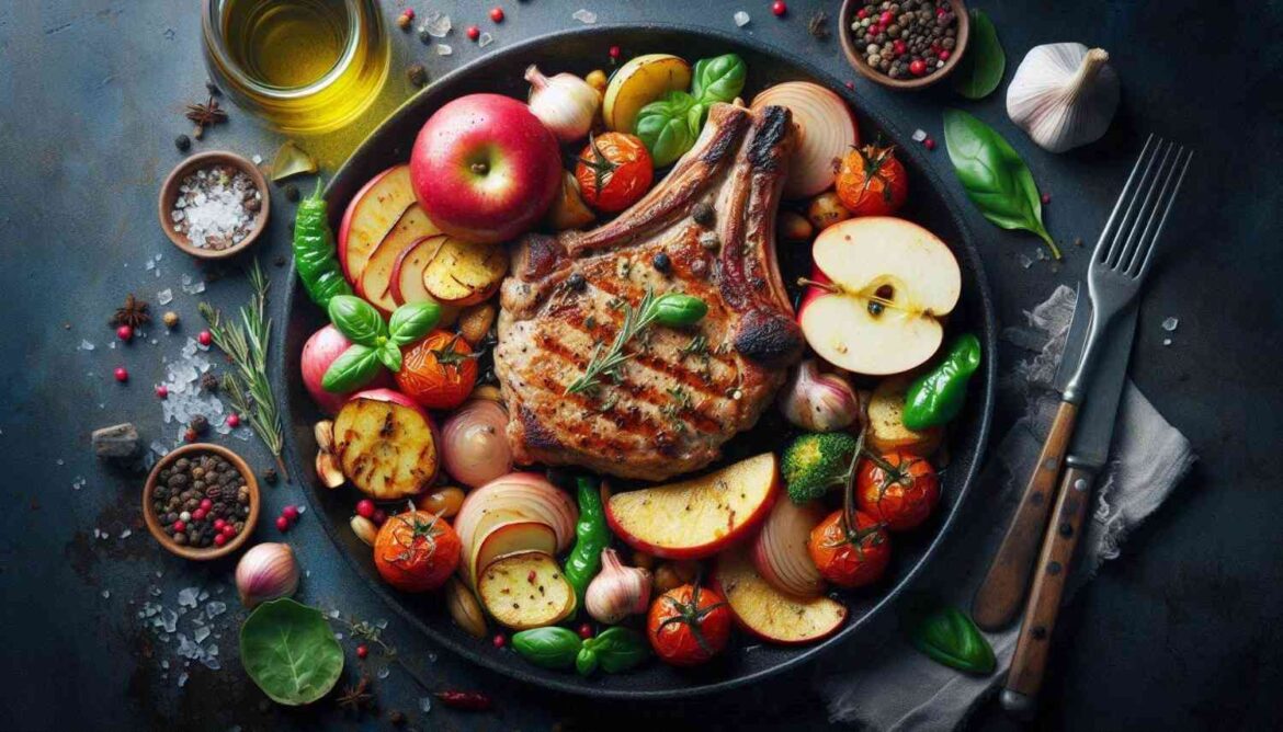 Pork Chop with Roasted Apples Recipe Herbes de Provence A Delicious Culinary Delight
