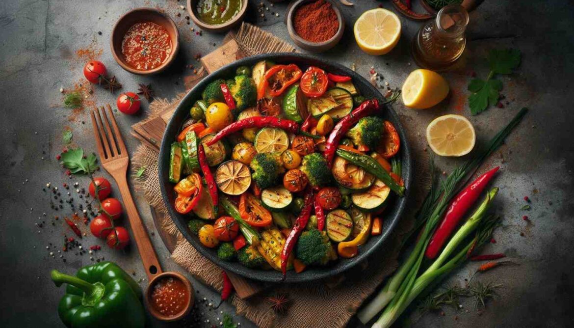 Roasted Vegetables with Spicy Sauce A Flavorful Recipe You’ll Love