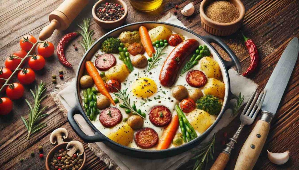 White Gravy in Casserole with Vegetables and Venison Sausage A Complete Guide