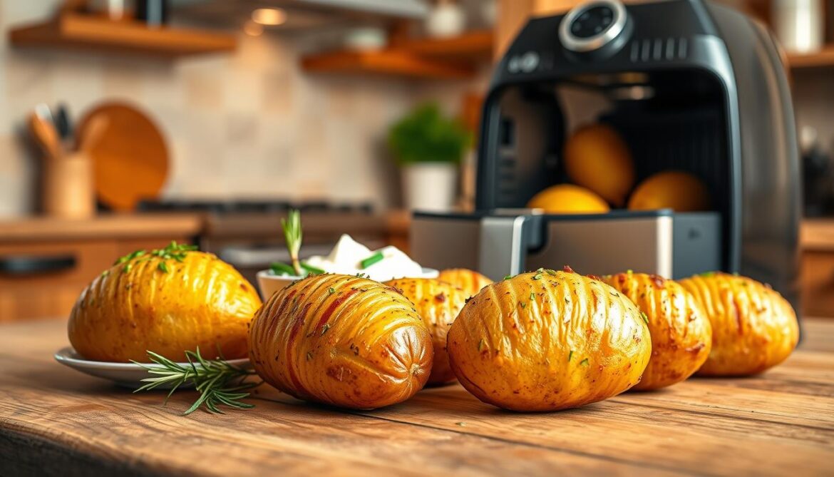 air fryer baked potatoes